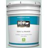 BEHR PREMIUM PLUS 5 gal. #490E-3 Celtic Gray Satin Enamel Low Odor Interior Paint & Primer