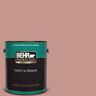 BEHR PREMIUM PLUS 1 gal. #MQ1-18 Pressed Blossoms Semi-Gloss Enamel Exterior Paint & Primer