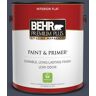 BEHR PREMIUM PLUS 1 gal. #MQ5-10 Secret Society Flat Low Odor Interior Paint & Primer