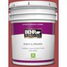 BEHR PREMIUM PLUS 5 gal. #ICC-107 Crimson Eggshell Enamel Low Odor Interior Paint & Primer