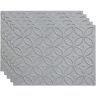 Fasade Cashmere 18 in. x 24 in. Rings Vinyl Backsplash Panel (Pack of 5)