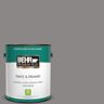 BEHR PREMIUM PLUS 1 gal. #PPU26-04 Falcon Gray Semi-Gloss Enamel Low Odor Interior Paint & Primer