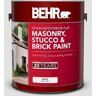 BEHR 1 gal. #BL-W13 Silver Polish Flat Interior/Exterior Masonry, Stucco and Brick Paint