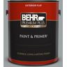 BEHR PREMIUM PLUS 1 gal. #MQ5-30 Silent Film Flat Exterior Paint & Primer