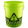 Leaktite 5 gal. Reflective Caution Bucket (120 Units/Pallet)