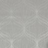 Boutique Optical Geo Silver Unpasted Removable Strippable Vinyl Wallpaper