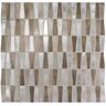 Daltile Premier Accents Desert Trapezoid 11 in. x 12 in. Aluminum Mosaic Tile (9.6 sq. ft./Case)