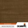Olympic 1 gal. Dark Oak Exterior Semi-Transparent Wood Protector Stain Plus Sealant in One