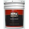 BEHR PREMIUM PLUS 5 gal. #BL-W03 Blue Bird Day Flat Exterior Paint & Primer