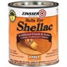 Zinsser 1 Quart Amber Clear Gloss Shellac Traditional Finish and Sealer Waterproofer/Sealer Shellac(Case of 4)