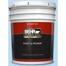 BEHR PREMIUM PLUS 5 gal. #P510-1 Greek Isles Flat Exterior Paint & Primer