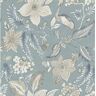 Scott Crestwood Sky Blue Matte Crowned Crane Non-Pasted Non-Woven Paper Wallpaper