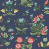 ERIN & BEN CO. Navy Heirloom Floral Non Woven Premium Peel and Stick Wallpaper