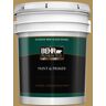 BEHR PREMIUM PLUS 5 gal. #S310-5 Brazilian Citrine Semi-Gloss Enamel Exterior Paint & Primer