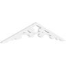 Ekena Millwork Pitch Vienna 1 in. x 60 in. x 15 in. (5/12) Architectural Grade PVC Gable Pediment Moulding