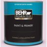 BEHR PREMIUM PLUS 1 qt. #CE-03 Unfading Dusk Satin Enamel Exterior Paint & Primer