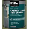 BEHR PREMIUM 1 gal. #AE-36 Shelter Green Semi-Gloss Enamel Interior/Exterior Cabinet, Door & Trim Paint