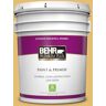 BEHR PREMIUM PLUS 5 gal. #PMD-96 Wild Wheat Eggshell Enamel Low Odor Interior Paint & Primer