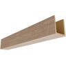 Ekena Millwork Heritage Timber 3.5 in. x 3.5 in. x 10 ft. Mena Vanilla Chai Faux Wood Beam