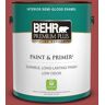 BEHR PREMIUM PLUS 1 gal. #ICC-107 Crimson Semi-Gloss Enamel Low Odor Interior Paint & Primer