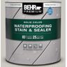 BEHR PREMIUM 1 qt. #790C-3 Dolphin Fin Solid Color Waterproofing Exterior Wood Stain and Sealer