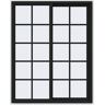 JELD-WEN 48 in. x 60 in. V-4500 Series Bronze FiniShield Vinyl Right-Handed Sliding Window with Colonial Grids/Grilles