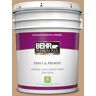 BEHR PREMIUM PLUS 5 gal. #S280-4 Real Cork Eggshell Enamel Low Odor Interior Paint & Primer