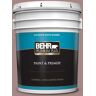 BEHR PREMIUM PLUS 5 gal. #120F-4 Blackberry Mocha Satin Enamel Exterior Paint & Primer