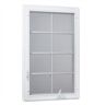 TAFCO WINDOWS 30 in. x 60 in. Left-Hand Vinyl Casement Window with Grids and Screen in White