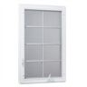 TAFCO WINDOWS 36 in. x 48 in. Left-Hand Vinyl Casement Window with Grids and Screen in White