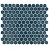 Merola Tile Tribeca 1 in. Hex Glacier Blue 10-1/4 in. x 11-7/8 in. Porcelain Mosaic Tile (8.6 sq. ft./Case)