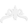 Ekena Millwork Pitch Florence 1 in. x 60 in. x 30 in. (11/12) Architectural Grade PVC Gable Pediment Moulding