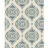 A-Street Prints Adele Green Damask Paper Strippable Wallpaper (Covers 56.4 sq. ft.)