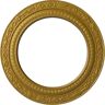 Ekena Millwork 12 in. x 8 in. I.D. x 1/2 in. Andrea Urethane Ceiling Medallion (Fits Canopies upto 8 in.), Pharaohs Gold