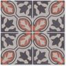 Villa Lagoon Tile Lisbon Primero Multicolor/Matte 8 in. x 8 in. Cement Handmade Floor and Wall Tile (Box of 8/3.45 sq. ft.)