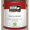 BEHR PREMIUM PLUS 1 gal. #PWL-85 Stepping Stones Flat Low Odor Interior Paint & Primer