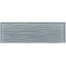 ANDOVA Enchant Parade Spark Blue Gray Glossy 4 in. x 12 in. Glass Textured Subway Wall Tile (3.26 sq. ft./Case)