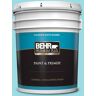 BEHR PREMIUM PLUS 5 gal. #P470-2 Serene Thought Satin Enamel Exterior Paint & Primer