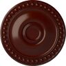 Ekena Millwork 19-1/8" x 1" Foster Urethane Ceiling Medallion (Fits Canopies upto 5-5/8"), Brushed Mahogany