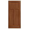 JELD-WEN 36 in. x 80 in. Craftsman Hazelnut Stain Solid Core Molded Composite MDF Interior Door Slab