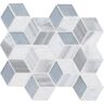 MSI Harlow Cube Pattern 13.11 in x 13.47 in. x 8 mm Glass Stone Metal Mesh-Mounted Mosaic Tile (10.10 sq. ft./case)