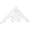 Ekena Millwork Pitch Riley 1 in. x 60 in. x 25 in. (9/12) Architectural Grade PVC Gable Pediment Moulding