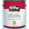 BEHR PREMIUM PLUS 1 gal. #P470-2 Serene Thought Hi-Gloss Enamel Interior Exterior Paint Primer