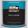 BEHR PREMIUM PLUS 1 qt. #N550-2 Centre Stage Satin Enamel Exterior Paint & Primer