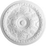 American Pro Decor European Collection 28-1/8 in. x 1-9/16 in. Acanthus Coins and Round Beads Polyurethane Ceiling Medallion