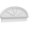 Ekena Millwork 2-3/4 in. x 40 in. x 16-7/8 in. Elliptical 4-Spoke Architectural Grade PVC Combination Pediment Moulding