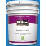 BEHR PREMIUM PLUS 5 gal. #P510-6 Brilliant Blue Eggshell Enamel Low Odor Interior Paint & Primer