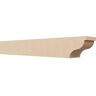 Ekena Millwork 4-in. x 4-in. x 28-in. Garner Woodgrain, Primed Tan Timberthane Polyurethane Rafter Tail Brace