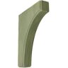 Ekena Millwork 1-3/4 in. x 10 in. x 8 in. Restoration Green Clarksville Wood Vintage Decor Bracket