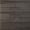 Ekena Millwork 19 5/8 in. x 19 5/8 in. Offset Brick EnduraWall Decorative 3D Wall Panel, Weathered Steel (Covers 2.67 Sq. Ft.)